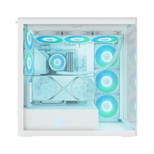 ArcticXtenderWhitetransparentwindowwithGPUverticalmount-MidTowerCasew.A-RGBFans