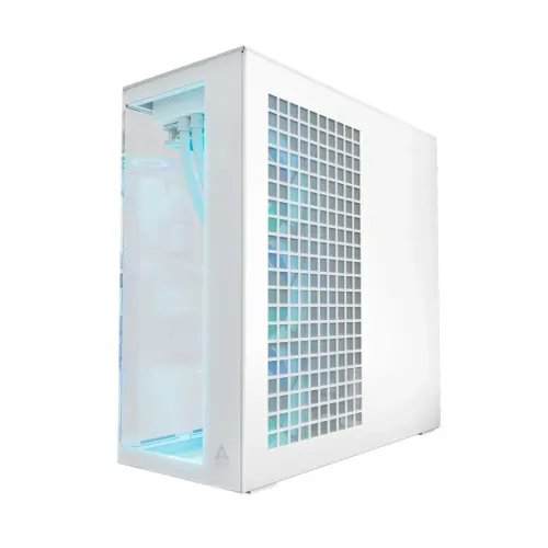 ArcticXtenderWhitetransparentwindowwoGPUverticalmount-MidTowerCasew.A-RGBFans