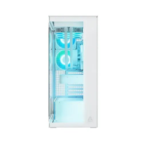 ArcticXtenderWhitetransparentwindowwoGPUverticalmount-MidTowerCasew.A-RGBFans