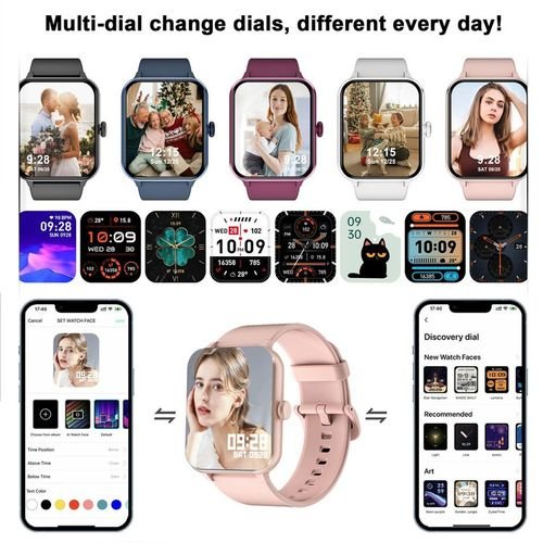 BLACKVIEWMULTI-FUNCTIONALSMARTWATCHPINK