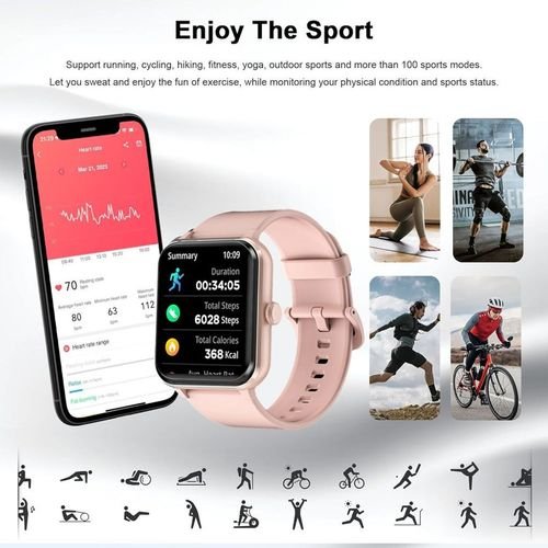 BLACKVIEWMULTI-FUNCTIONALSMARTWATCHPINK