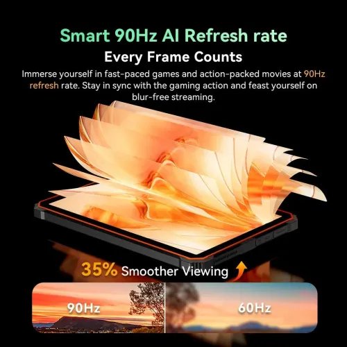 BLACKVIEWOCTA-CORERUGGEDTABLET10.9512GB512GBACTIVE10PRO5GNFCSIMANDROID14ORANGE