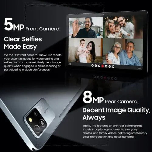 BLACKVIEWOCTA-CORE4GLTETABLET10.18GB128GBTAB60PROSETANDROID14GREY