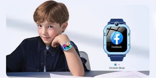 BLACKVIEW4GKIDSSMARTWATCHGRMENUANDSOSFUNCTIONBLUE