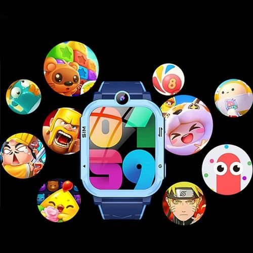 BLACKVIEW4GKIDSSMARTWATCHGRMENUANDSOSFUNCTIONBLUE