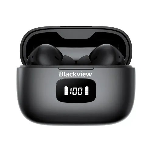 BLACKVIEW BT5.3 ANC4MIC AIRBUDS 8 WITH CHARGING DOCK BLACK