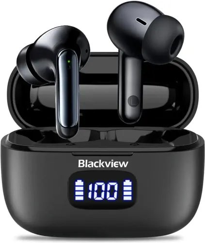 BLACKVIEW BT5.3 ANC4MIC AIRBUDS 8 WITH CHARGING DOCK BLACK
