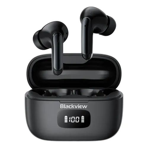 BLACKVIEW BT5.3 ANC4MIC AIRBUDS 8 WITH CHARGING DOCK BLACK