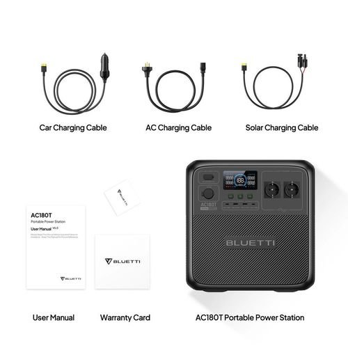BLUETTIPowerStationAC180TwithSwappableBattery