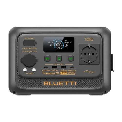 BLUETTIPremium30V2PortablePowerStation600WACOutlet320Wh
