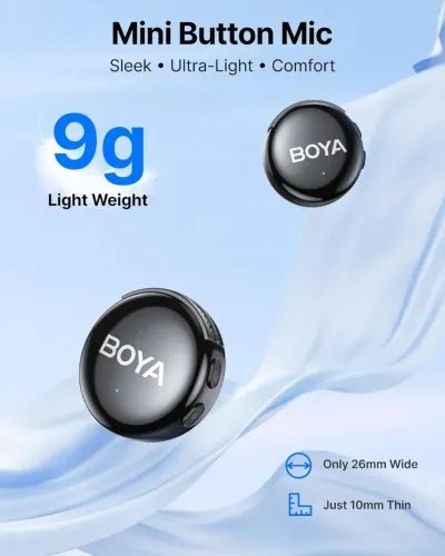 BOYALINK3-Type-C35mmAI-PoweredButtonWirelessMicrophone2TX1RXnoCase