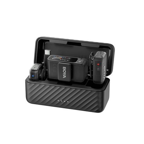 BOYAMIC2-01WirelessHDTwinMicrophoneUSB-CCamera2xRXs32bitFloatOnboardRec300m15h