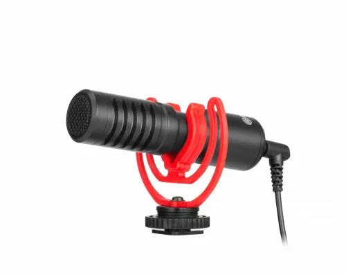 BOYA BY-MM1+ shotgun mic Universal Mini Shotgun Mic 3.5mm for camera, phone, laptop improved signal