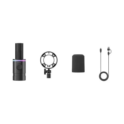 BOYACastMicS60-XLRUSB-CBroadcastingMicrophonelownoisemutebutton