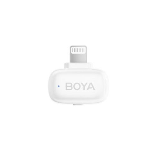 BOYAMiniiPhoneLightningType-CWhite-24GHz2micWirelessMicrophonewithChargingBox