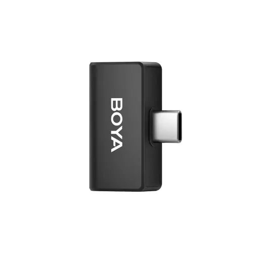 BOYAOmic-UBlack24GHzDualChannelWirelessMicrophoneForAndroidUSB-C