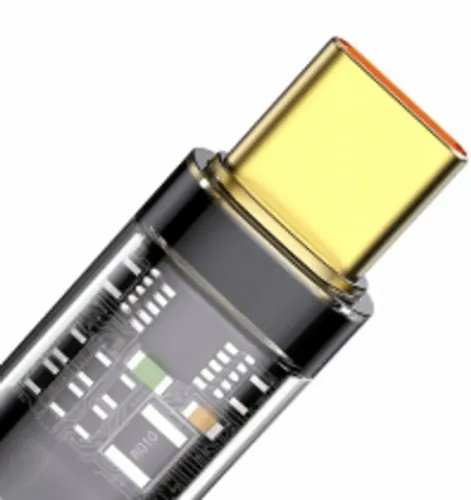 Baseus Explorer Series Auto Power-Off Fast Charging Data Cable USB to Type-C 100W 2m Black