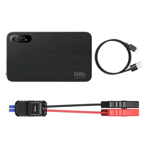 BaseusSuperEnergyPro1600ACarJumpStarterClusterBlack