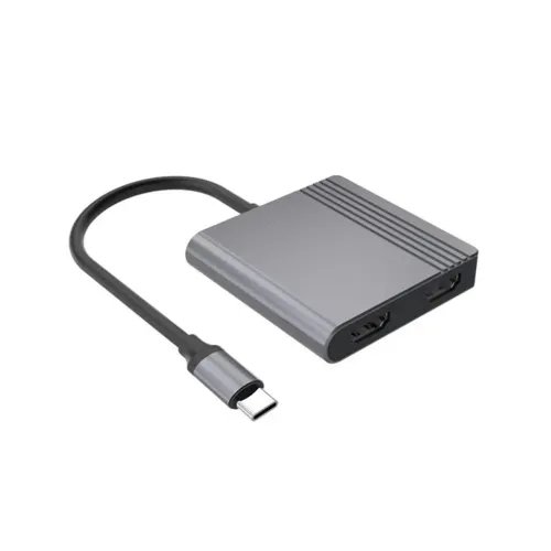 CABLEXPERTTYPE-C3IN1MULTI-PORTADAPTERUSBPORTHDMIPDSPACEGREY