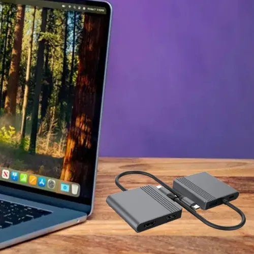 CABLEXPERTTYPE-C3IN1MULTI-PORTADAPTERUSBPORTHDMIPDSPACEGREY