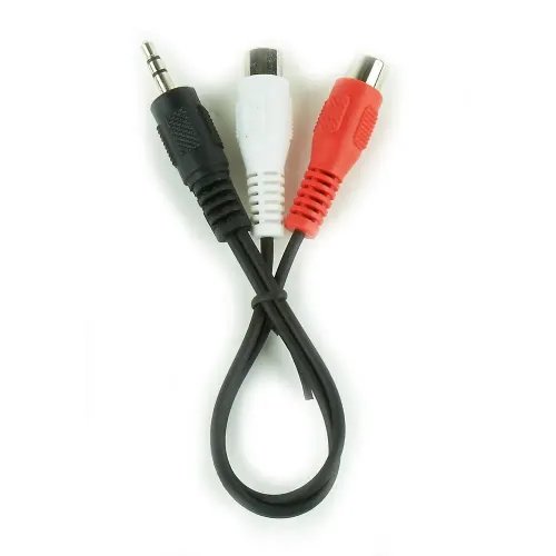 CABLEXPERT 3.5 mm PLUG TO 2 x RCA SOCKETS STEREO AUDIO CABLE 02 m
