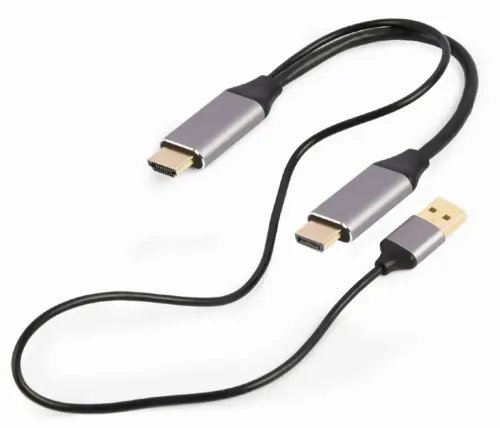 CABLEXPERT 4K HDMI MALE TO DISPLAYPORT MALE ADAPTER CABLE 2M BLACK RETAIL PACK