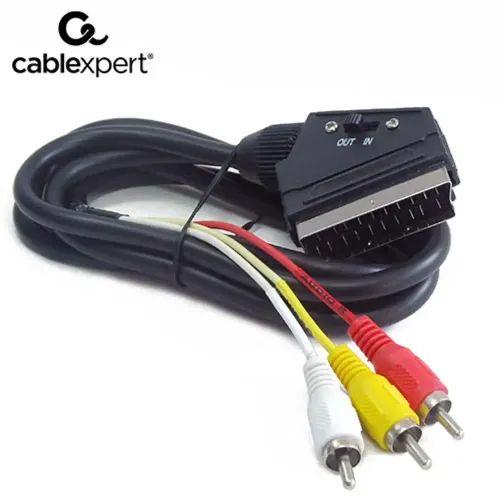 CABLEXPERT BIDIRECTIONAL RCA TO SCART AUDIO-VIDEO CABLE 18