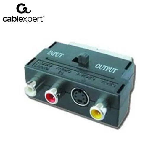 CABLEXPERT BIDIRECTIONAL SCARTRCASVIDEO ADAPTER