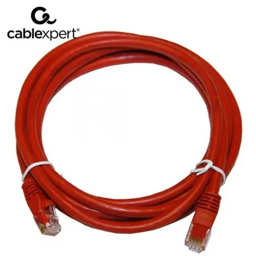 CABLEXPERT CAT5E UTP PATCH CORD 3M RED