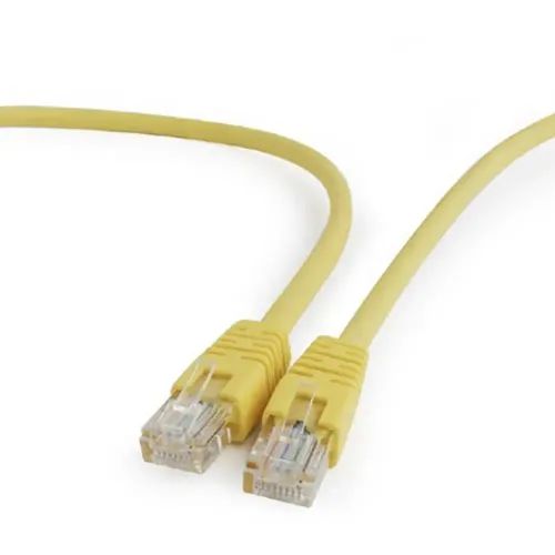CABLEXPERT CAT5E UTP PATCH CORD YELLOW 0.25M