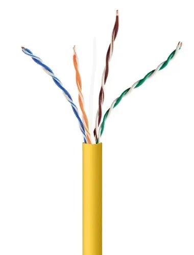 CABLEXPERT CAT5e UTP LAN CABLE CCA SOLID 305M YELLOW