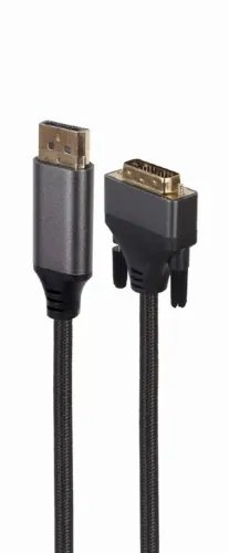 CABLEXPERT DISPLAYPORT TO DVI ADAPTER CABLE PREMIUM SERIES 4K 18M RETAIL PACK