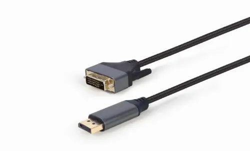 CABLEXPERT DISPLAYPORT TO DVI ADAPTER CABLE PREMIUM SERIES 4K 18M RETAIL PACK