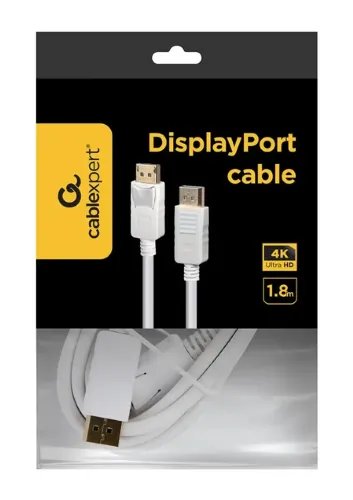 CABLEXPERT DISPLAY PORT DIGITAL INTERFACE CABLE 18m WHITE