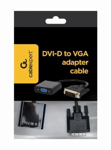 CABLEXPERT DVI-D TO VGA ADAPTER CABLE BLACK