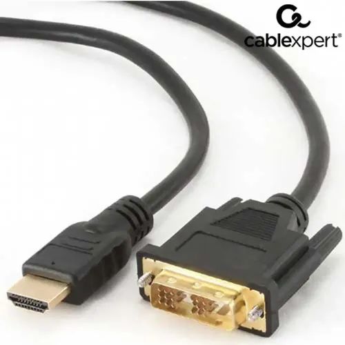 CABLEXPERT HDMI TO DVI MM CABLE WITH GOLD-PLATED CONNECTORS 18m