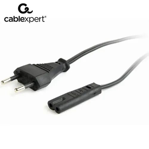 CABLEXPERT POWER CORD EU INPUT 2PIN PLUG BLACK 18M