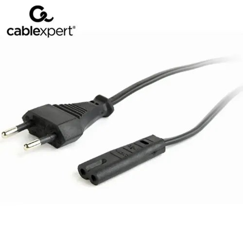 CABLEXPERT POWER CORD EU INPUT 2PIN PLUG BLACK 18M