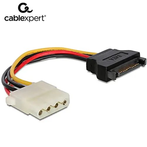 CABLEXPERT SATA MALE TO MOLEX FEMALE POWER CABLE 015M