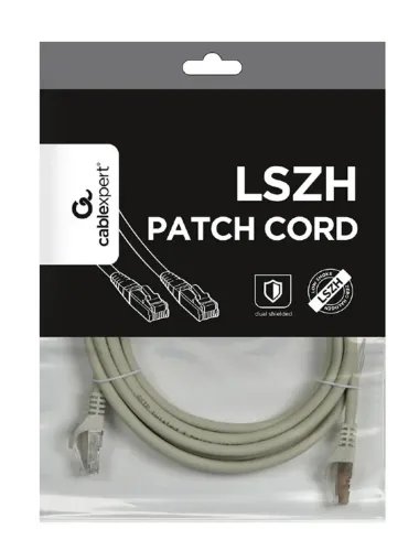 CABLEXPERT SFTP CAT6A LSZH PATCH CORD GREY 50M