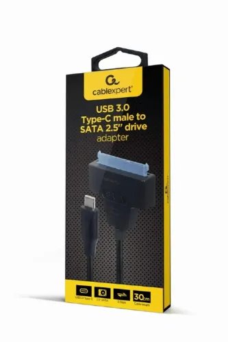 CABLEXPERT USB3.0 TYPE-C MALE TO SATA 2.5 DRIVE ADAPTER RETAIL PACK