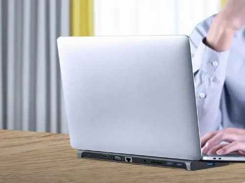 CABLEXPERT USB-C 10IN1 MULTI-PORT ADAPTER USB HUBHDMIVGAPDCARD READERLAN3.5MM SPACE GREY