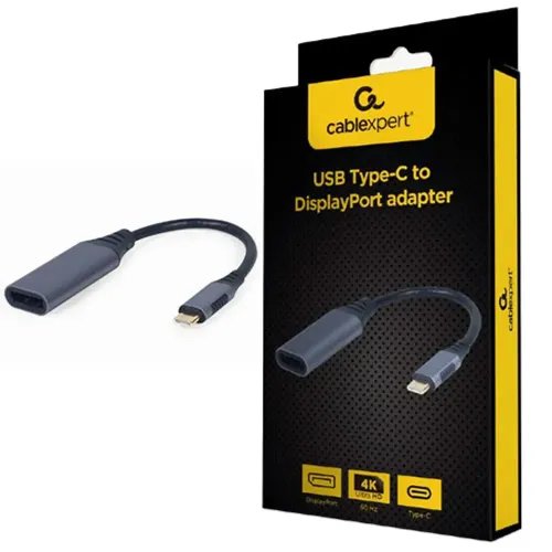 CABLEXPERT USB TYPE-C TO DISPLAYPORT FEMALE ADAPTER SPACE GREY RETAIL PACK