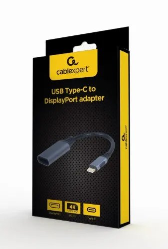 CABLEXPERT USB TYPE-C TO DISPLAYPORT FEMALE ADAPTER SPACE GREY RETAIL PACK