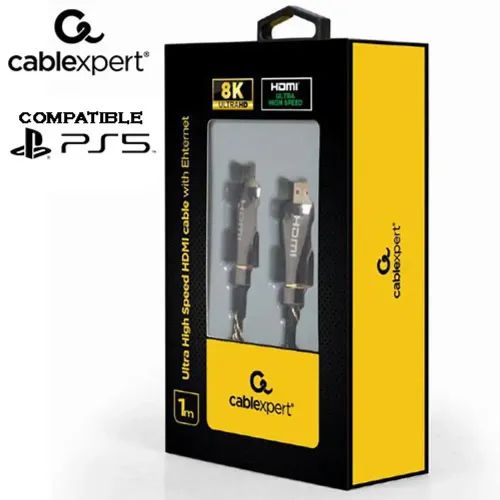 CABLEXPERT Ultra High speed HDMI cable with Ethernet 8K premium series 1 m