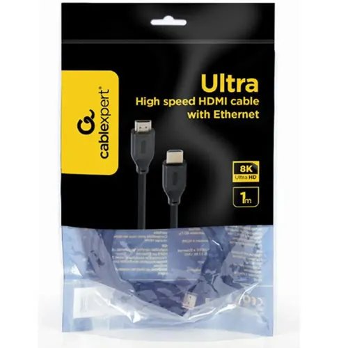 CABLEXPERT Ultra High speed HDMI cable with Ethernet 8K select series 1 m