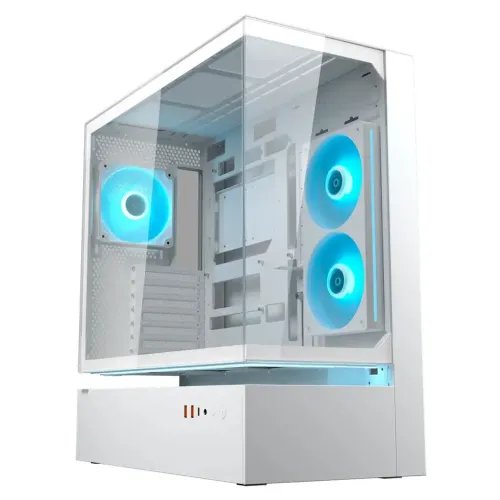 CC-COUGARCaseCFV235TemperedGlassMiddleATXWhite1x240mm1x120mmARGBfanspreinstalled