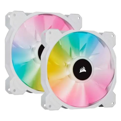 CORSAIRFANSP140RGBELITEWHAirGDUO