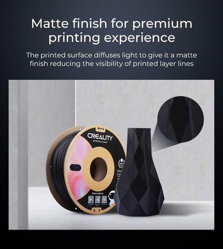 CREALITYCR-PLAMatteAvocadoGreen3DPrinterFilament1kgSpool1.75mm3301010301