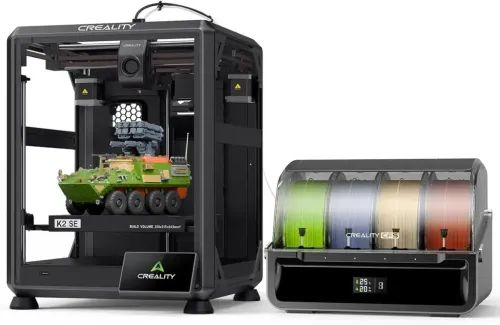 CREALITYK2SECOMBO-withCFSFDMSemiEnclosed3dPrinter500mmsmulticolor220x215x245mm